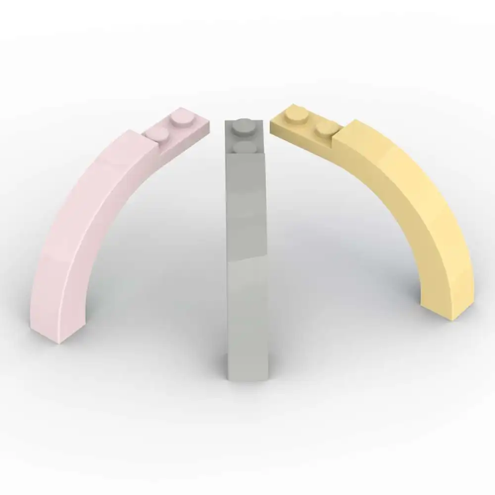 MOC 10PCS Stacking 15967 6060 Brick Arch 1x6x3 1/3 Curved Top Substitutable Building Blocks Toys  Adults Boys Holiday Gifts