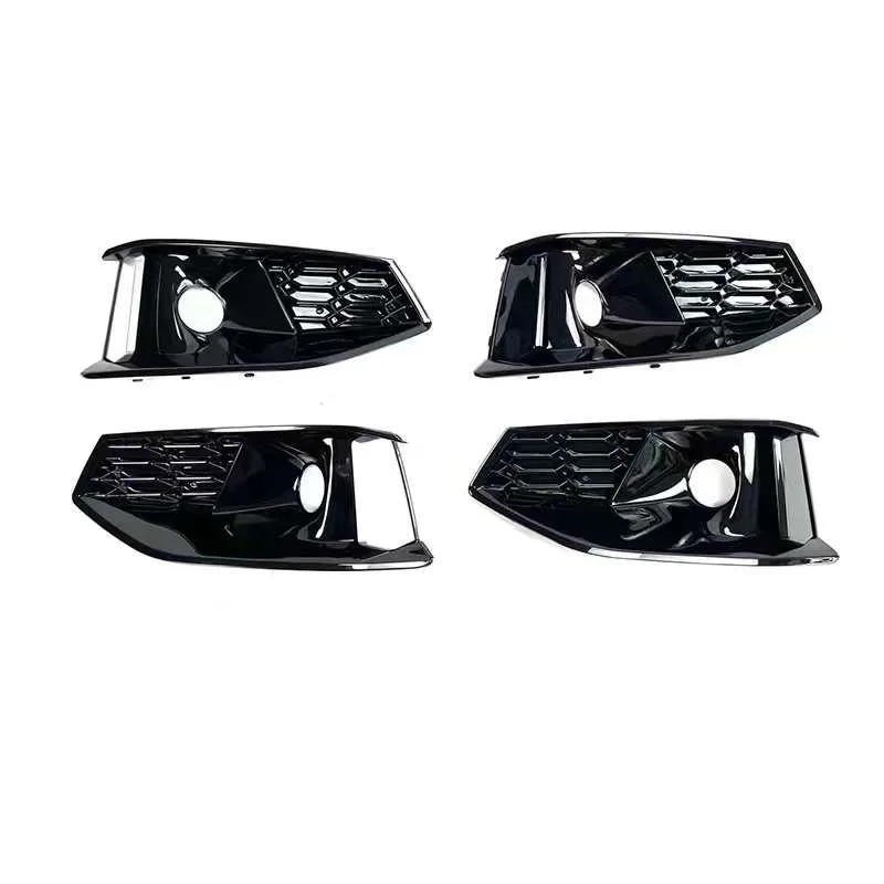 Fog Light Lamp Cover Grille Fit For 2021 2022 2023Audi A4 B8 S-Line S4 Bumper