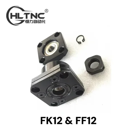 FK12 FF12 ballscrew support match Fit SFU1604 SFU1610 SFU1605 ball screw end support cnc part 1set FKFF12 FK12FF12