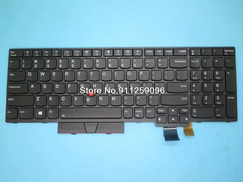 

Backlit Keyboard For Lenovo For Thinkpad T580 P52S T570 P51S English US 01HX259 01HX219 01ER541 01ER582 01ER500 01EN928 New