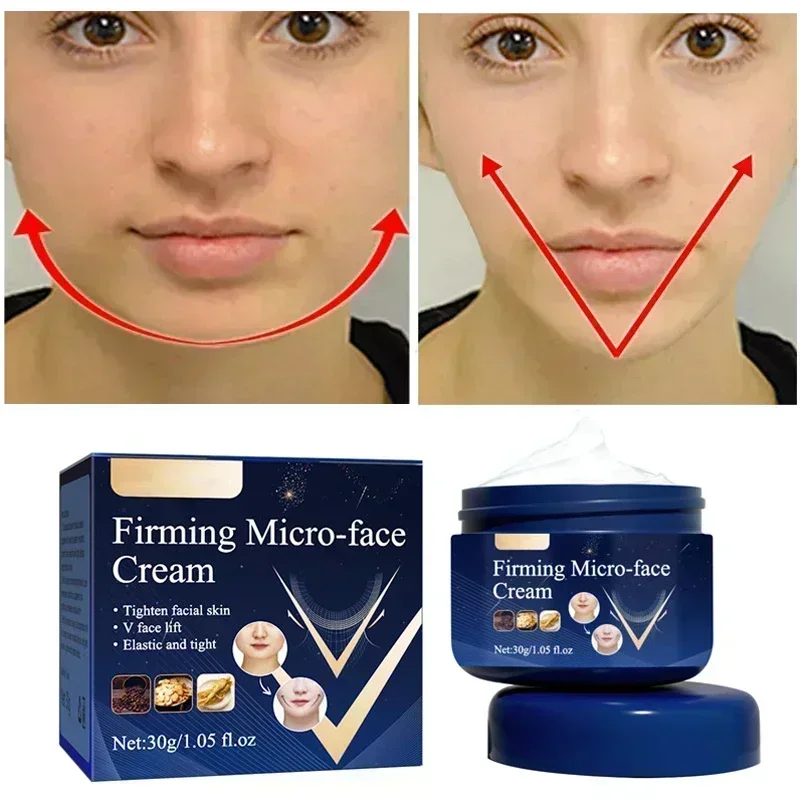 NewWomen Firming V-Shape Facial Cream Face-lift Muscle Removal Masseter Remove Double Chin Fat Burning Tighten Mandibular Cream