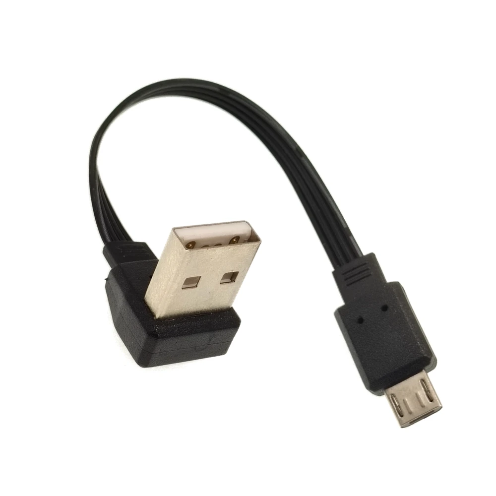 0.3m 0.5m acima, para baixo, esquerda direita dobrou 90 ° usb micro tomada usb ao cabo de dados masculino de usb 5cm 20cm 30cm 50cm
