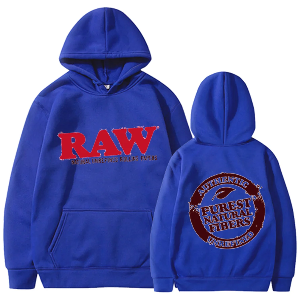 RAW 2022 Fashion Hoodie Men Sweater Fleece Hooded Harajuku Hip Hop Casual Men Ladies Hoodie High Quality Pullover Hoodie