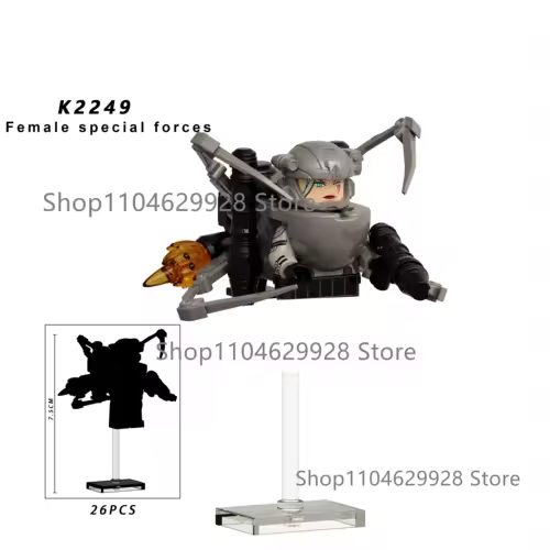 New KDL SWAT Skibidi Toilet Man Figures Anime Block Toys TvMan Titan Cameraman Speakerman Bricks Model Toy Birthday Gift - Image 26