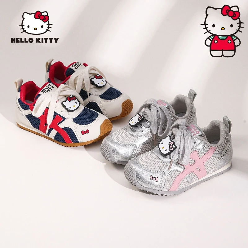 

Sanrio Hello Kitty, милая студенческая повседневная спортивная обувь с героями мультфильмов, креативная осенняя тренировочная обувь Kawaii для девочек, подарки в стиле аниме.