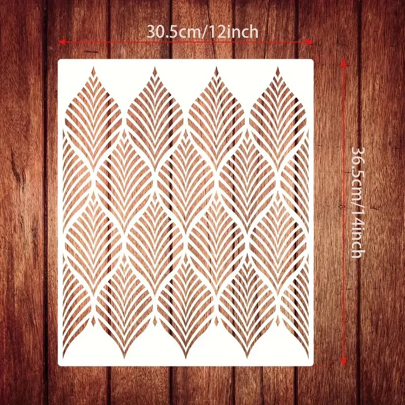 Professional Reusable Texture Stencils for Wall Painting