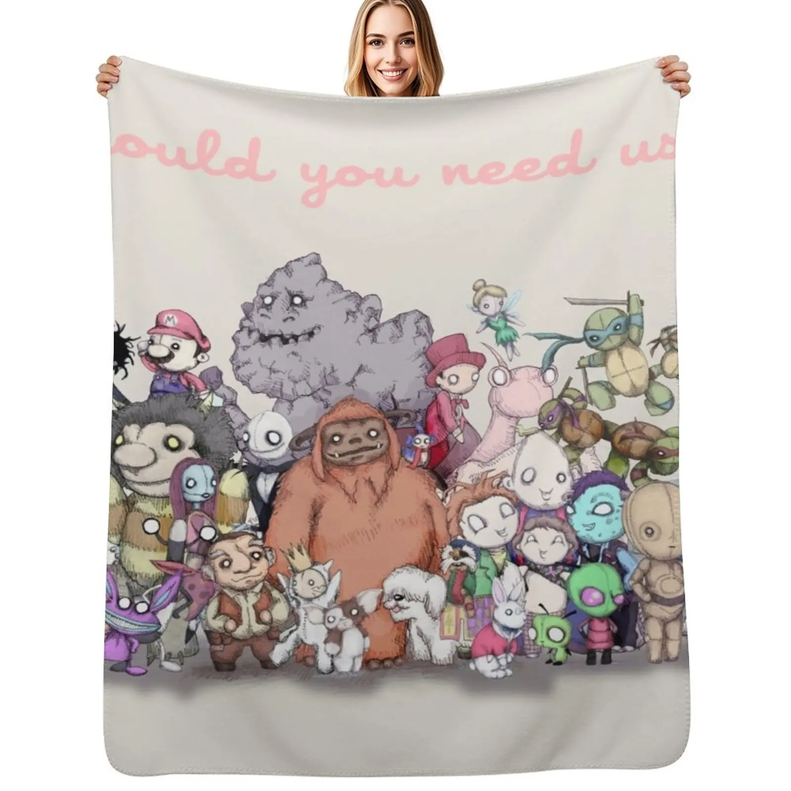 

Should You Need Us (Super Extended) Throw Blanket Warm Baby Blankets