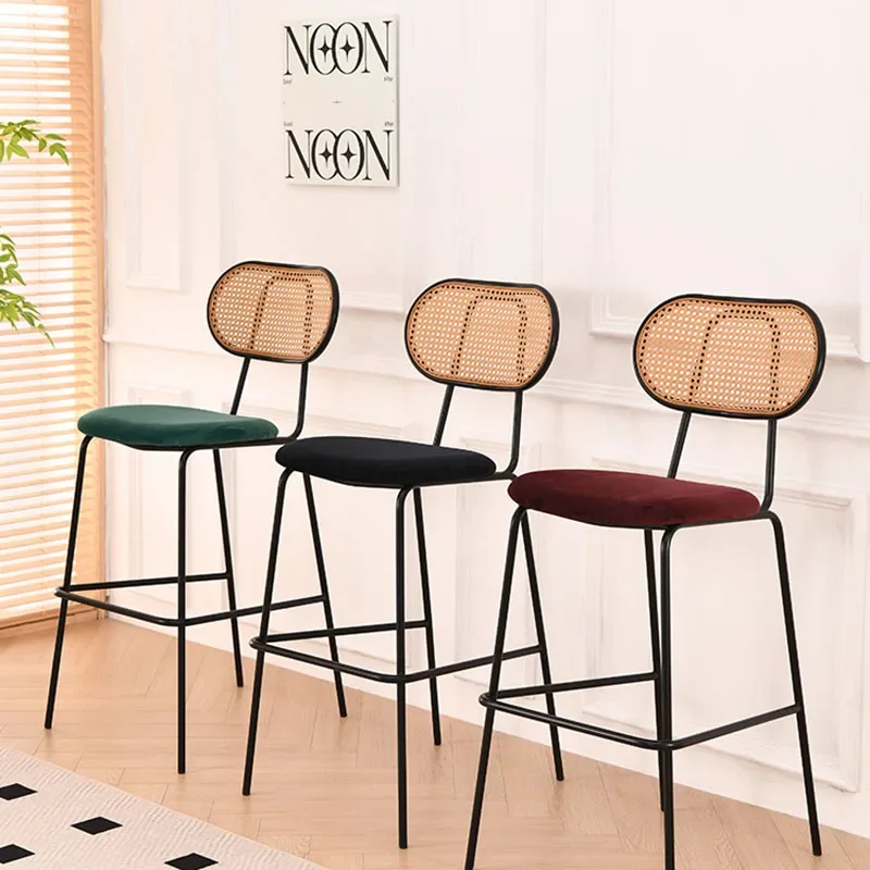 Minimalist Kitchen Dining Chairs Lounge Simple Plastic Metal Modern Breakfast Chairs Outdoor Cadeiras De Jantar Home Furniture