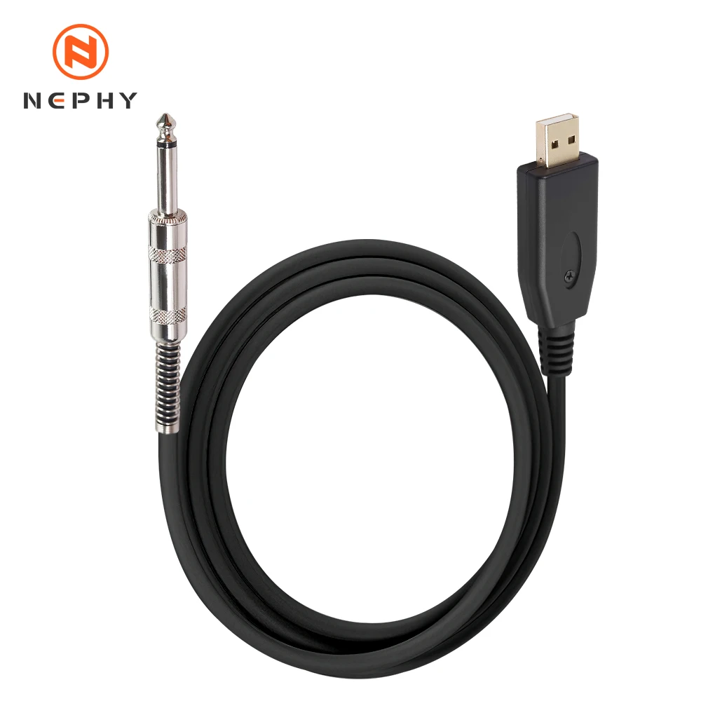 3M USB to 6.5 1/4 Male TRS Audio Stereo Cable USB to 6.35 mm Jack Audio Adapter for Laptop Record Amplifier Speaker Mixer Guitar