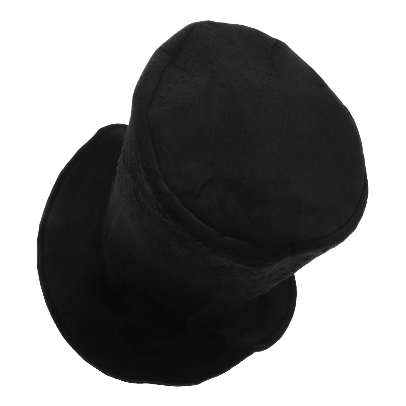 Kids Party Hat Black Tall Top Hat For Dress Up Role Playing Magic Costume Cosplay Halloween Formal Event Magician Cap