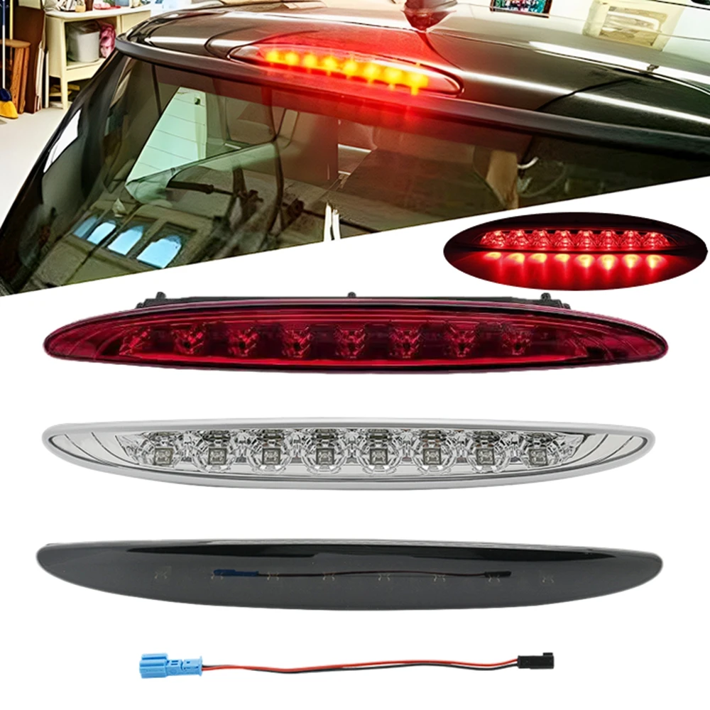 Auto Led Third Brake Light For Mini Cooper R50 R53 2002-2006 Rear High Mount 3rd Stop Brake Light Red Lens 