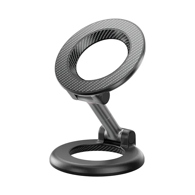 For Customized Multifunctional Mobile Phone Holder Desktop Foldable Rotating Small Navigation Double-sided Magnetic Car