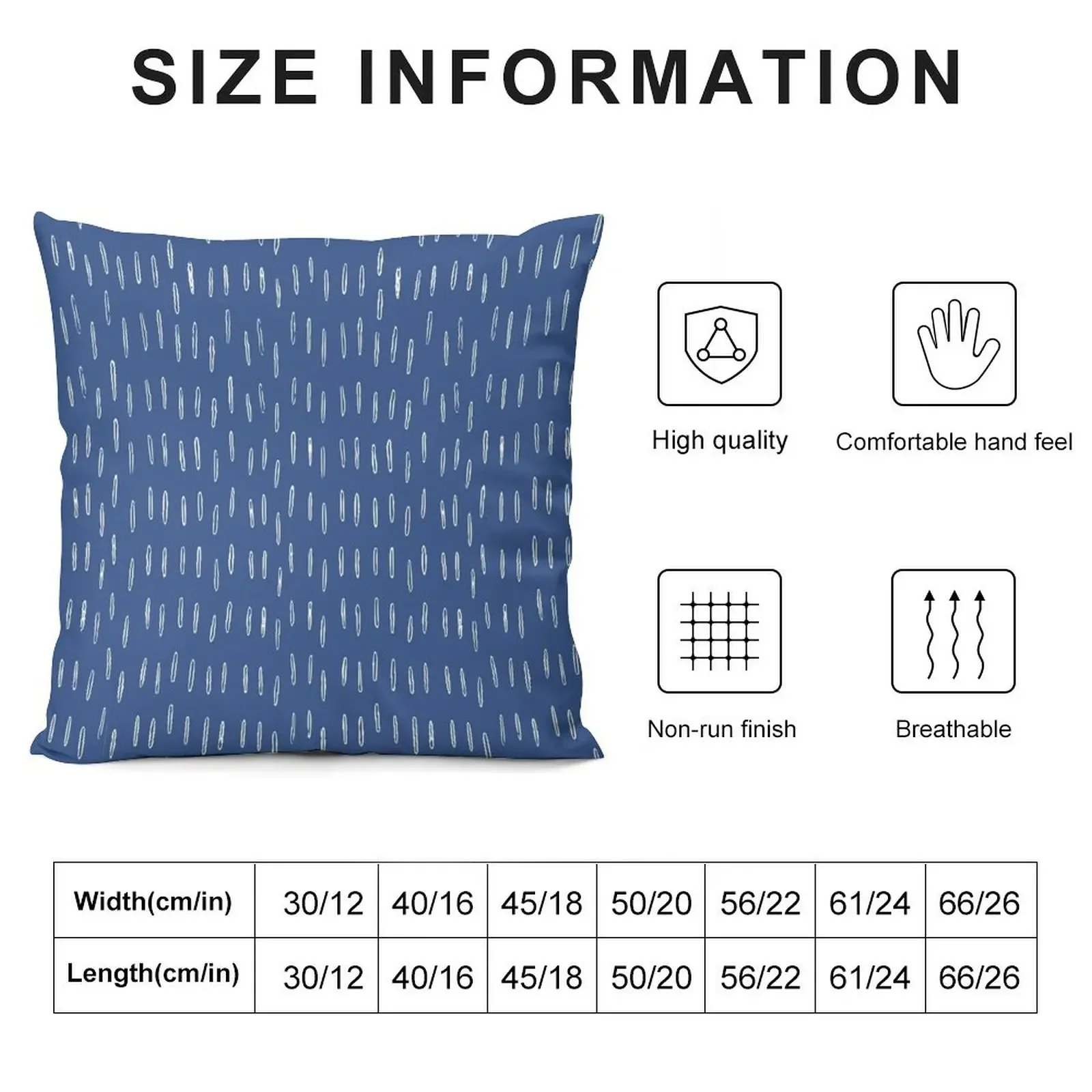 Boho Raindrop Pattern, Blue and White Throw Pillow Sofa Covers Decorative Sofa Cushions pillow