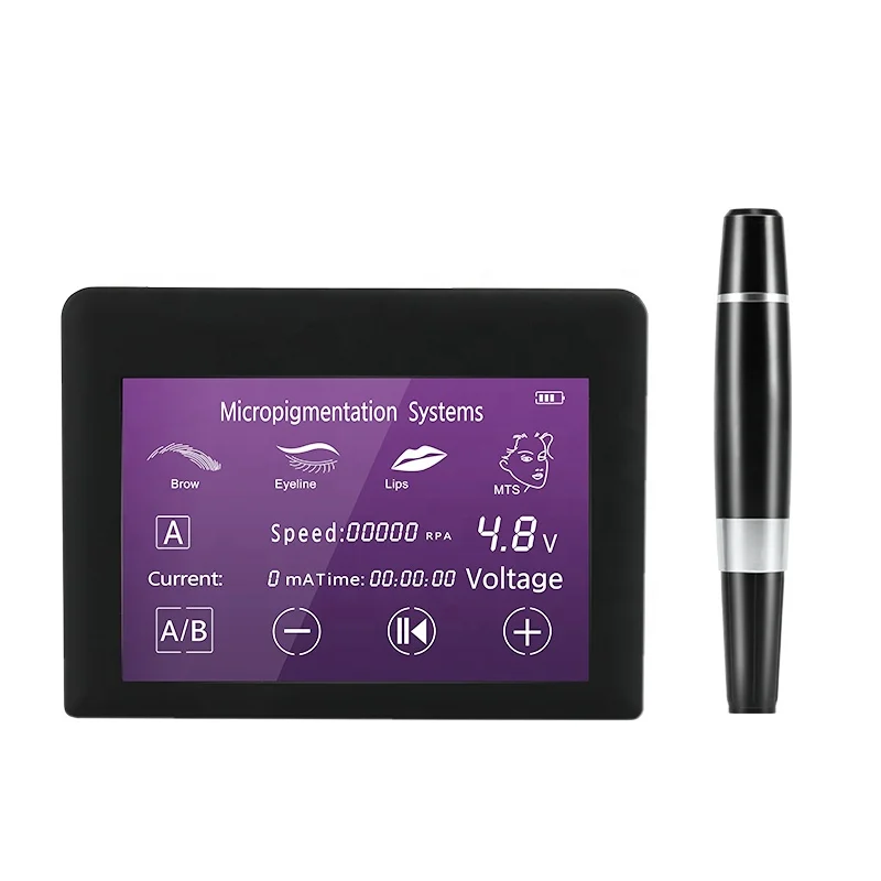 Touchscreen Digital Permanent Makeup Machine Tattoo Machine Pen Kit Training Academy