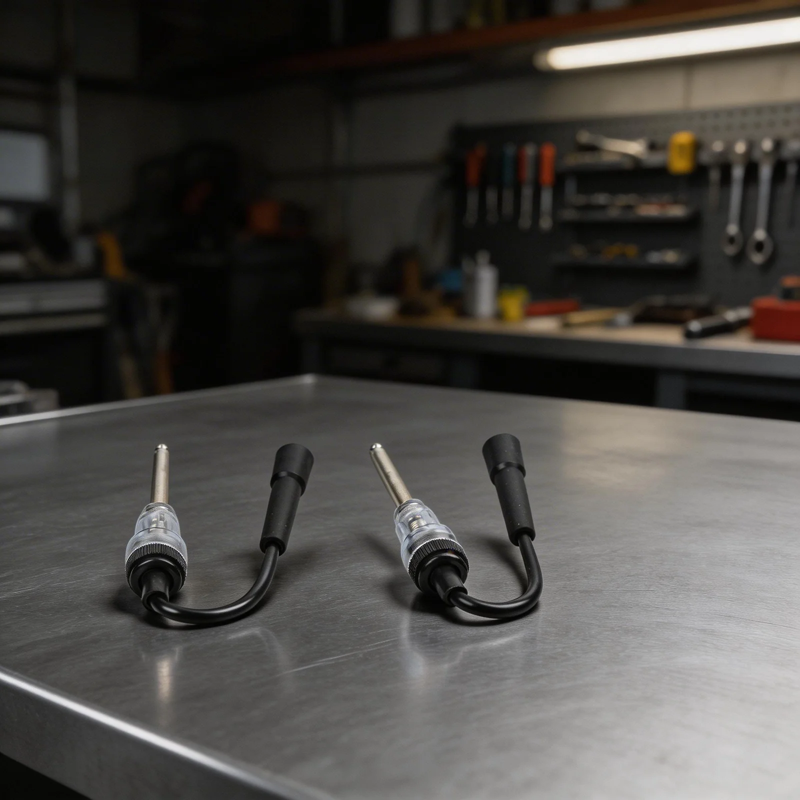 2 Pack Spark Tester for Various Engines Useful Tool for Diagnosing Ignition Issues with Bright Light Indicator