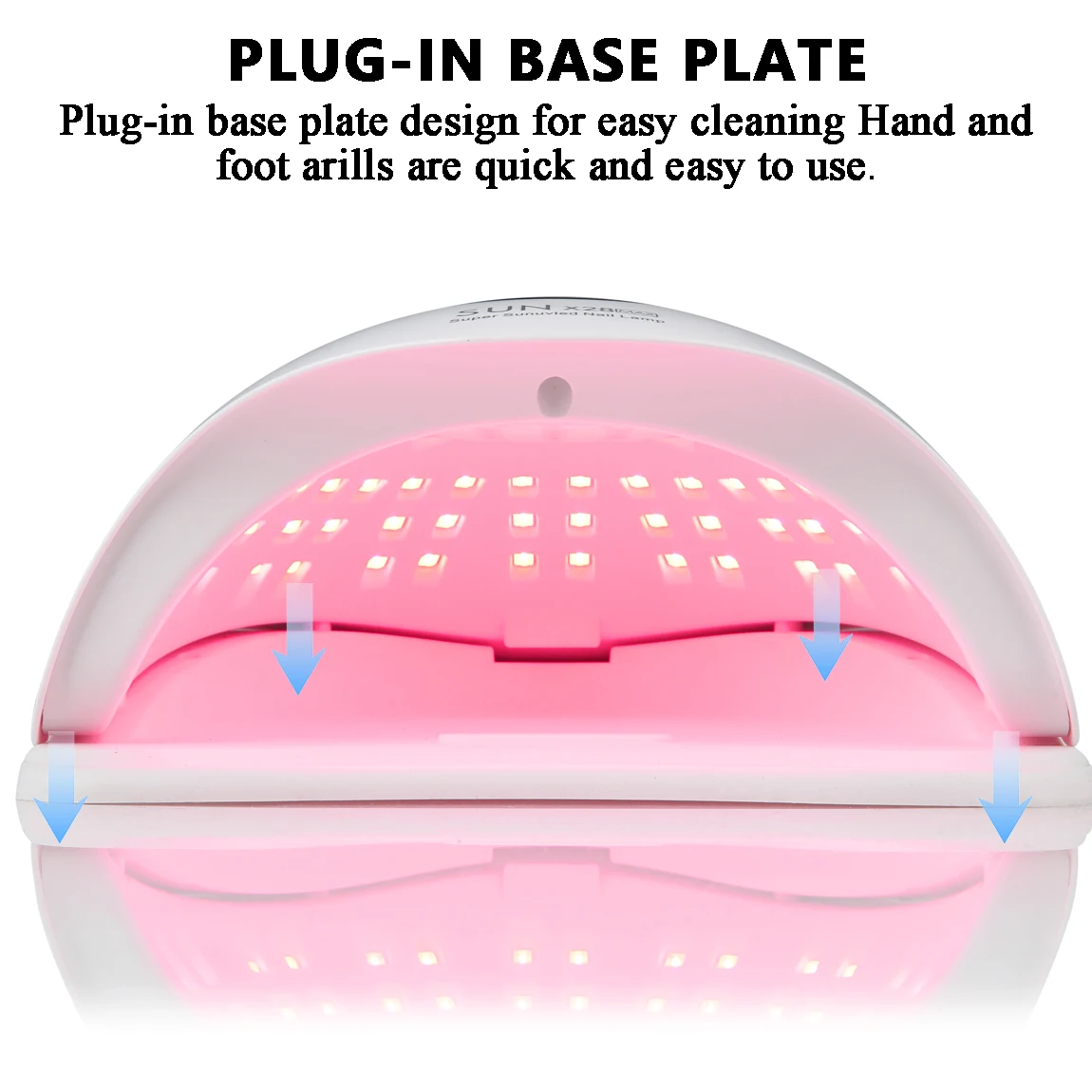 90 LEDs UV/LED Nail Dryer Lamp Professional Big Space Nail Lamp for Fast Drying Nails Gel Polish with Infrared Sensor Salon Tool