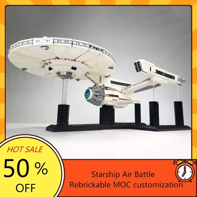 5008 Stuks Moc Space Battle Uss Enterprise Ruimteschip Model Bouwstenen Technologie Diy Creatieve Montage Speelgoed Kinderen Geschenken