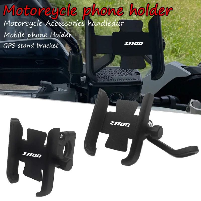 

Motorcycle Phone Holder Accessories Fit For Kawasaki Z1100 ZX-10R ZX-10RR Z 1100 2026 High Quality Aluminum Mobile Stand Holder