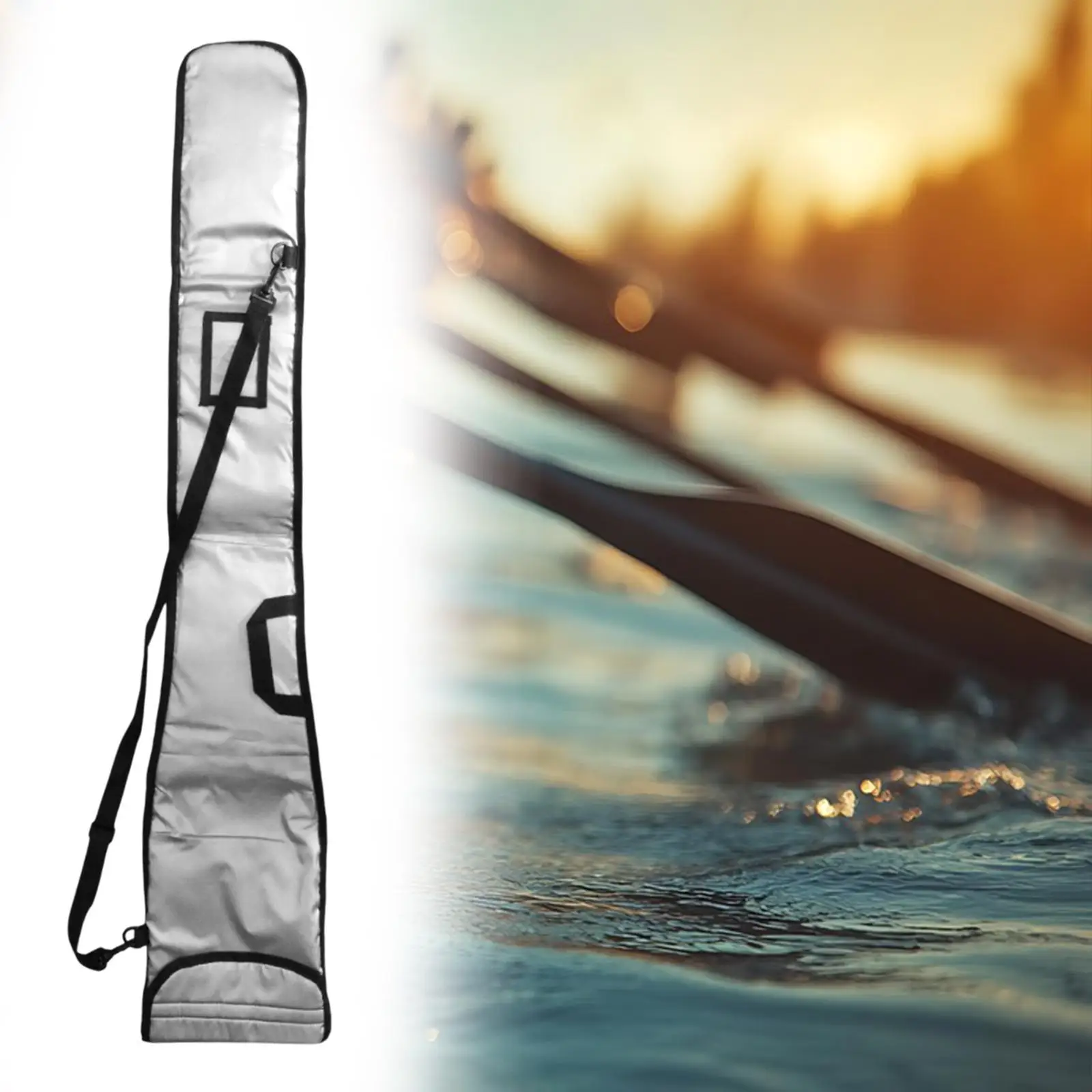Bolsa de remo de caiaque com alça para acessórios de caiaque Stand up Paddle Canoeing