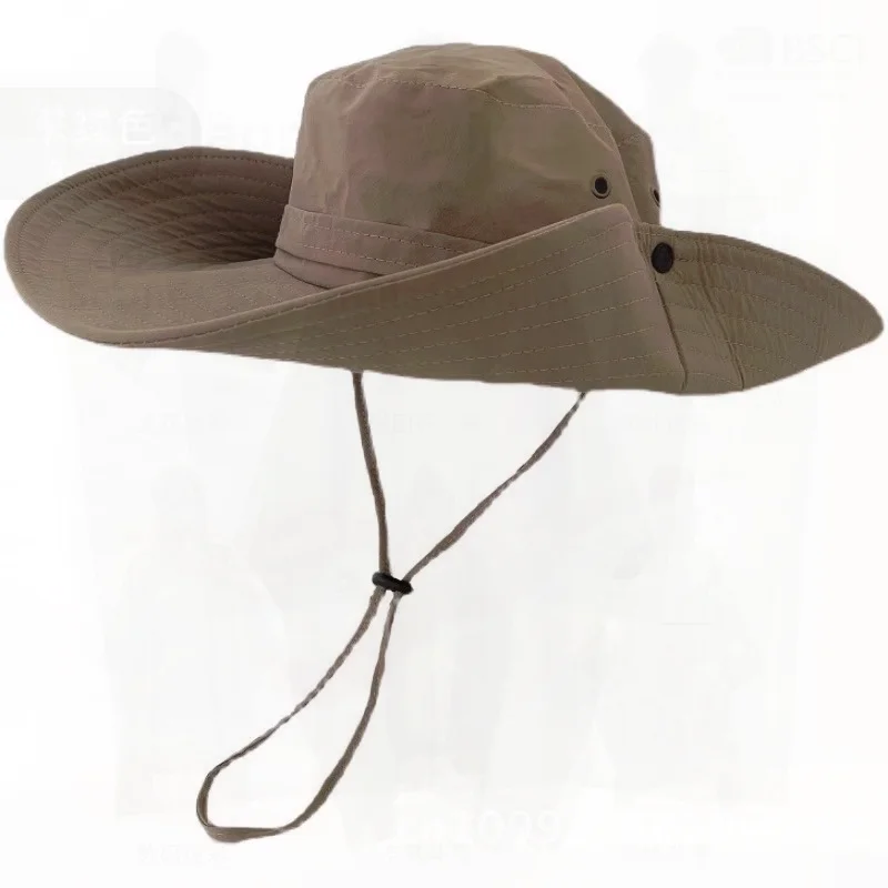 المرأة الصيف واقية من الشمس تسلق الجبال صياد قبعة كبيرة إيف في الهواء الطلق الصيد التنزه ظلة قبعة رعاة البقر حجم واحد يناسب معظم