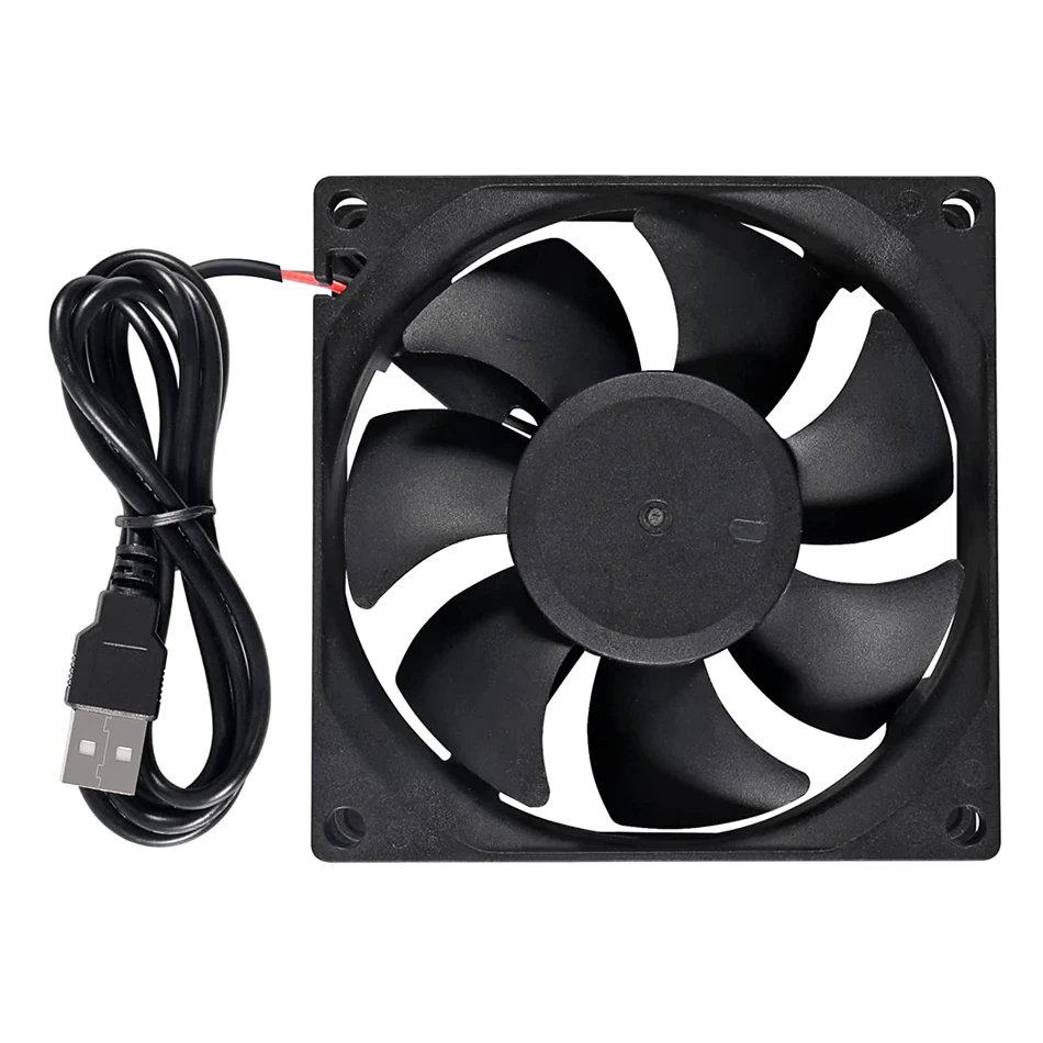 80mm USB Fan 5V Brushless 8025 80x25mm for Cooling DIY PC Computer Case 3D Printer CPU Coolers Radiators