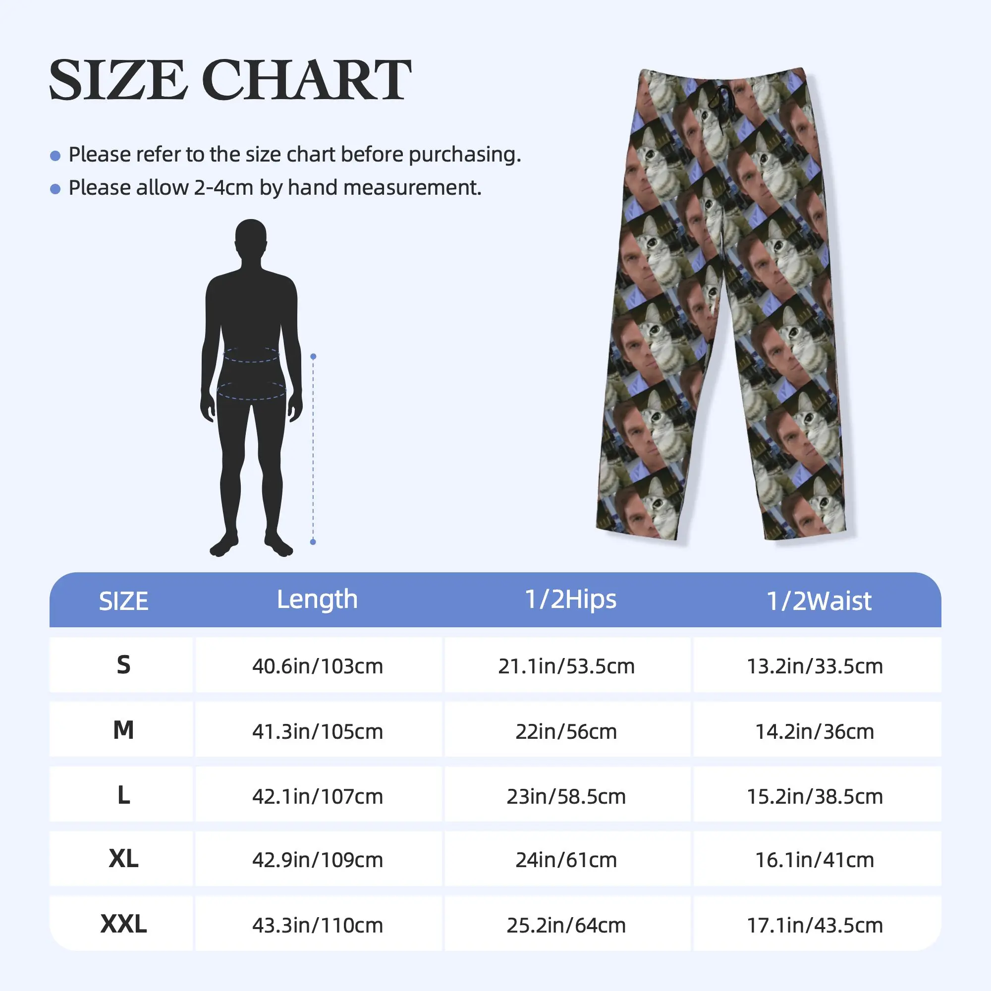 Custom Dexter Morgan Pajama Pants Sleepwear Men Elastic Waistband Movie Sleep Lounge Bottoms with Pockets view 5