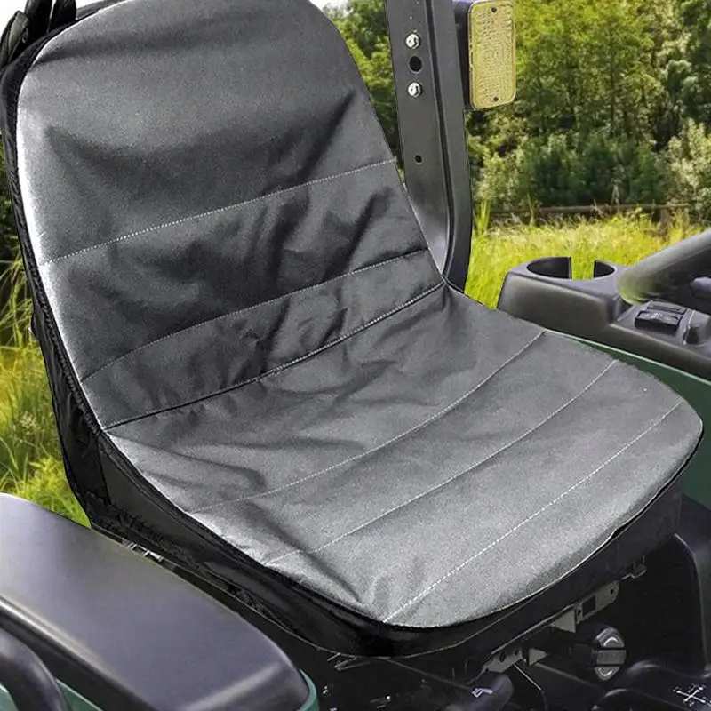 Mower Seat Cover Black Durable Oxford Cloth Lawnmower Seat Cover Oxford Cloth Useful Lawn Mowing Accessories For Most Tractor