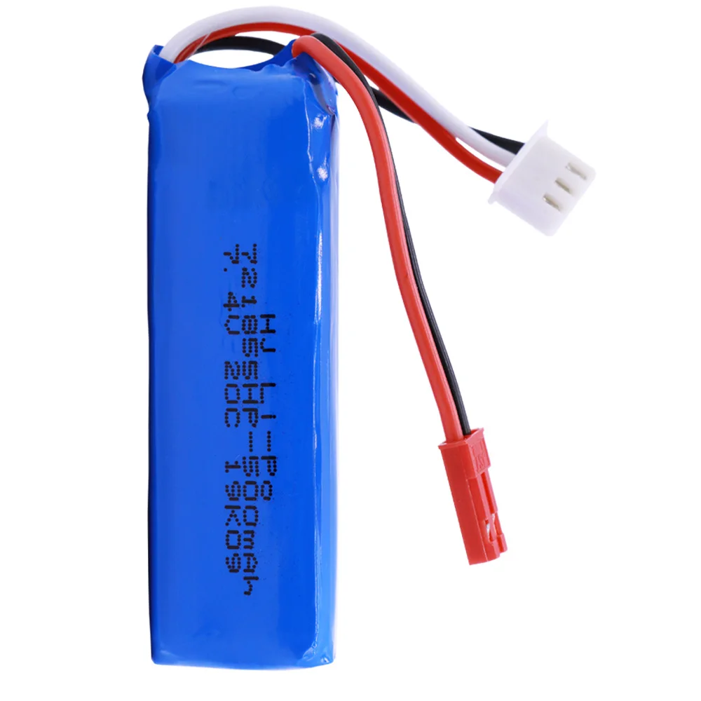 7.4 فولت 500mAh بطارية ليبو 2S ل WLtoys A202 A212 A222 A232 A242 A252 4WD RC سيارة 7.4 فولت 721855 2S ل WLtoys A202 اللعب ملحق