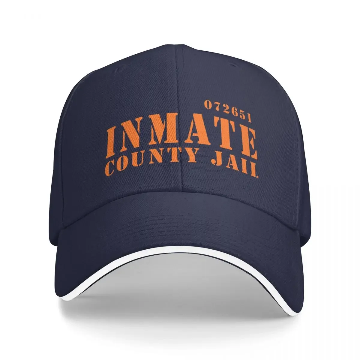 

Inmate county jail Baseball Cap Icon Snapback Cap Vintage Fishing Hat Hats Woman Men'S