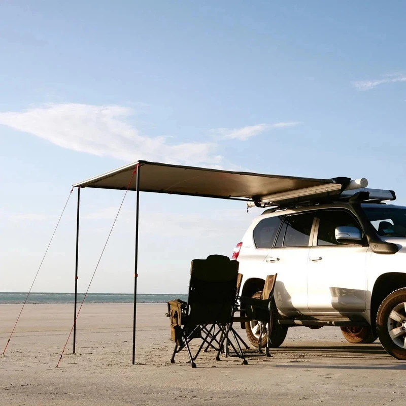 High Quality Hot Sale Retractable Car Roof Tent Side Awning Double Layer Foldable 4-Person Capacity Summer Season Camping Gear