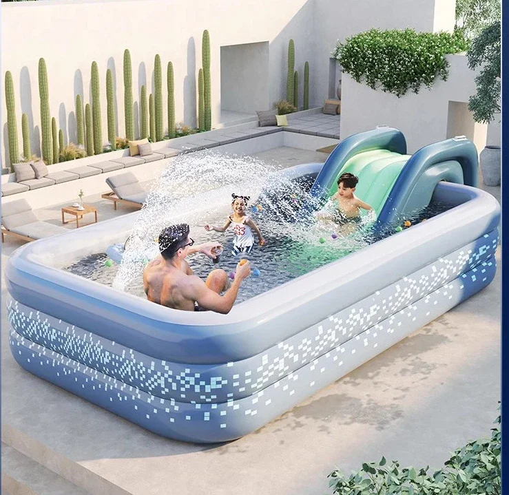 

Inflatable swimming pool for children and babies, large play pool for children, foldable indoor shower bucket for children