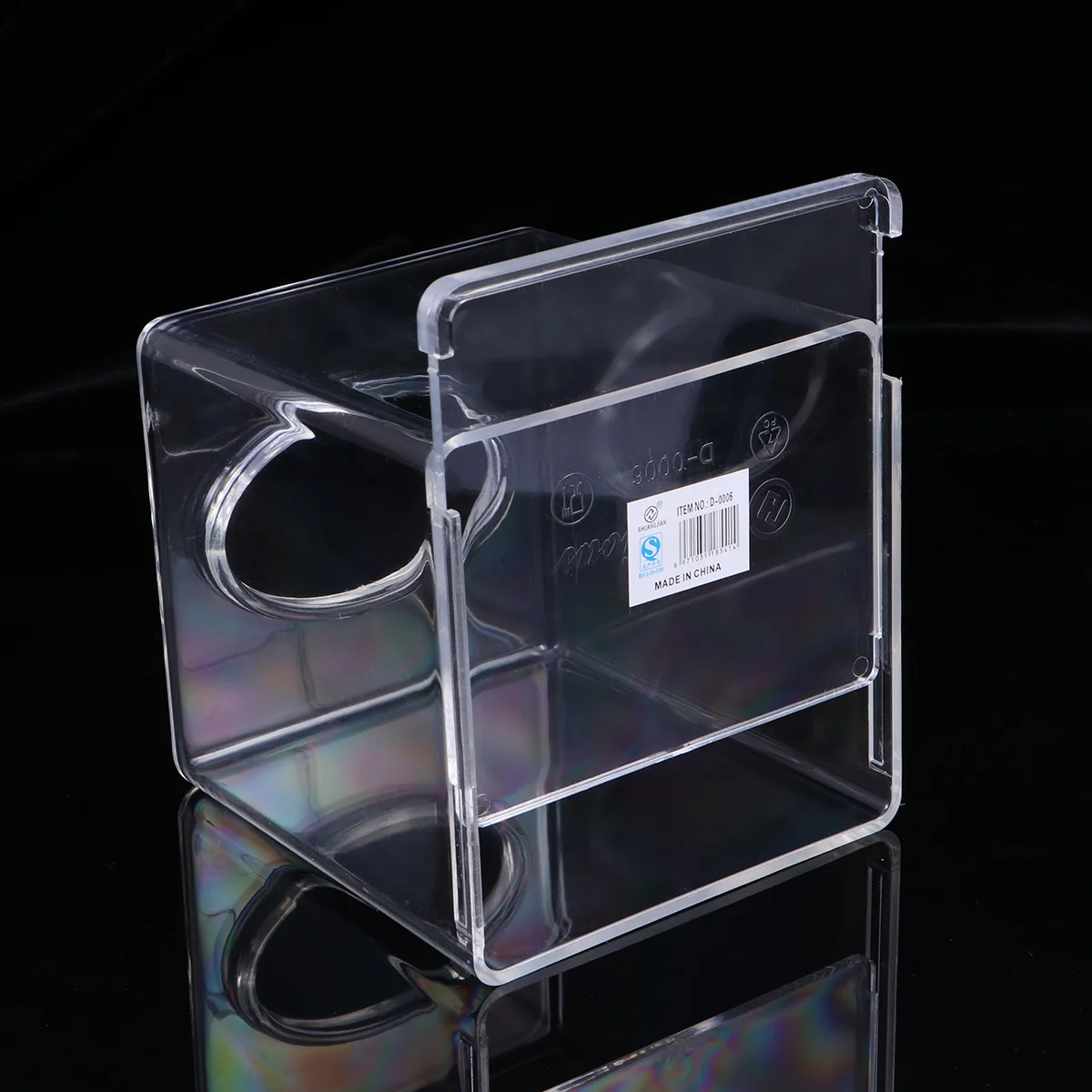 

2Pcs Clear Acrylic Tissue Holder Stylish Tissue Case for Living Room Bedroom Cafe Hotel Decor Paper Storage Box