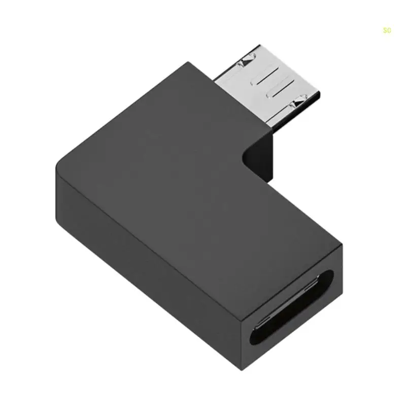 Bộ chuyển đổi đầu đực loại sang Micro USB 480mbps Loại sang Micro USB 90 độ Dropship