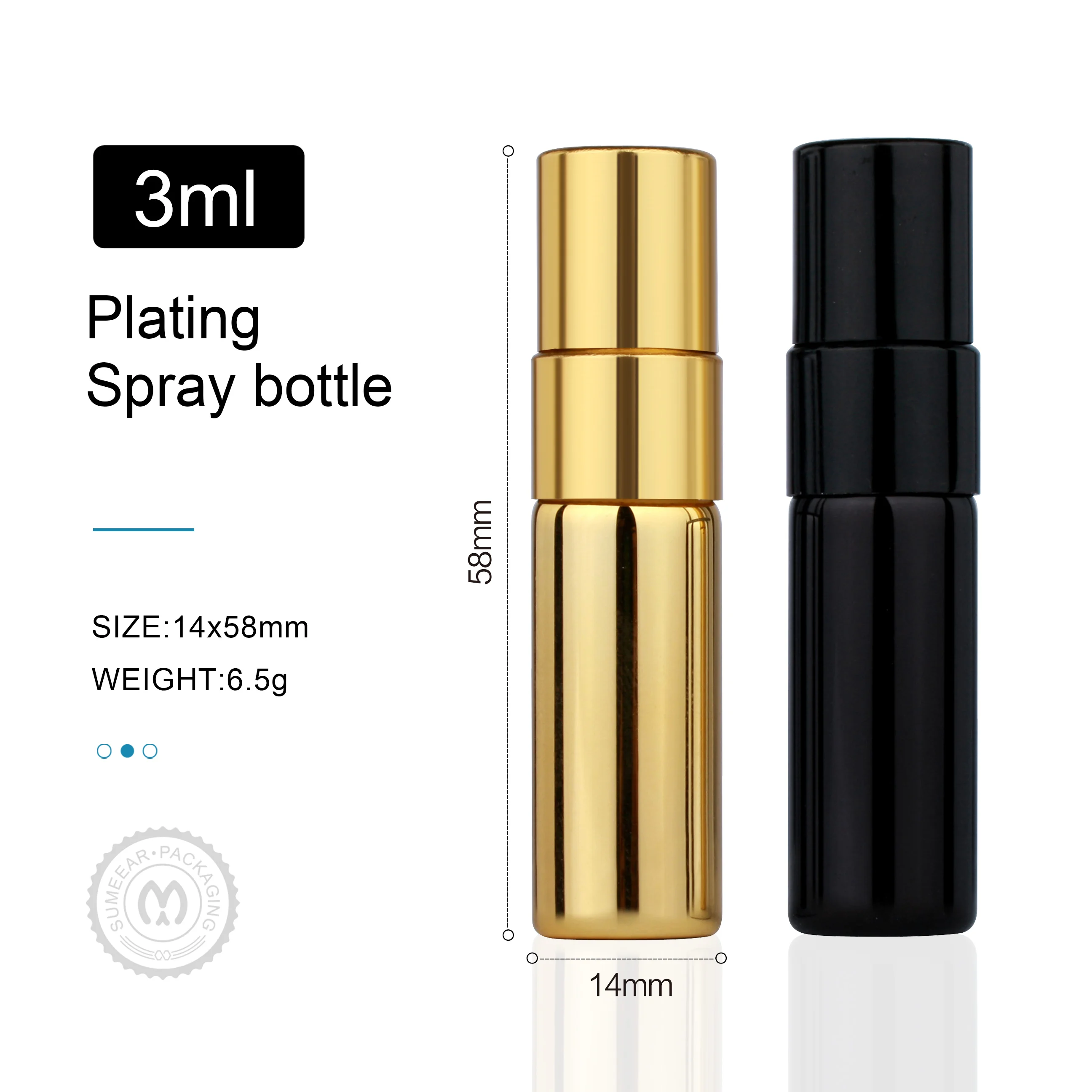 Perfume Atomizer Bottle 3ML Sh - Fragrance Atomizer Pump ulasan dan harga