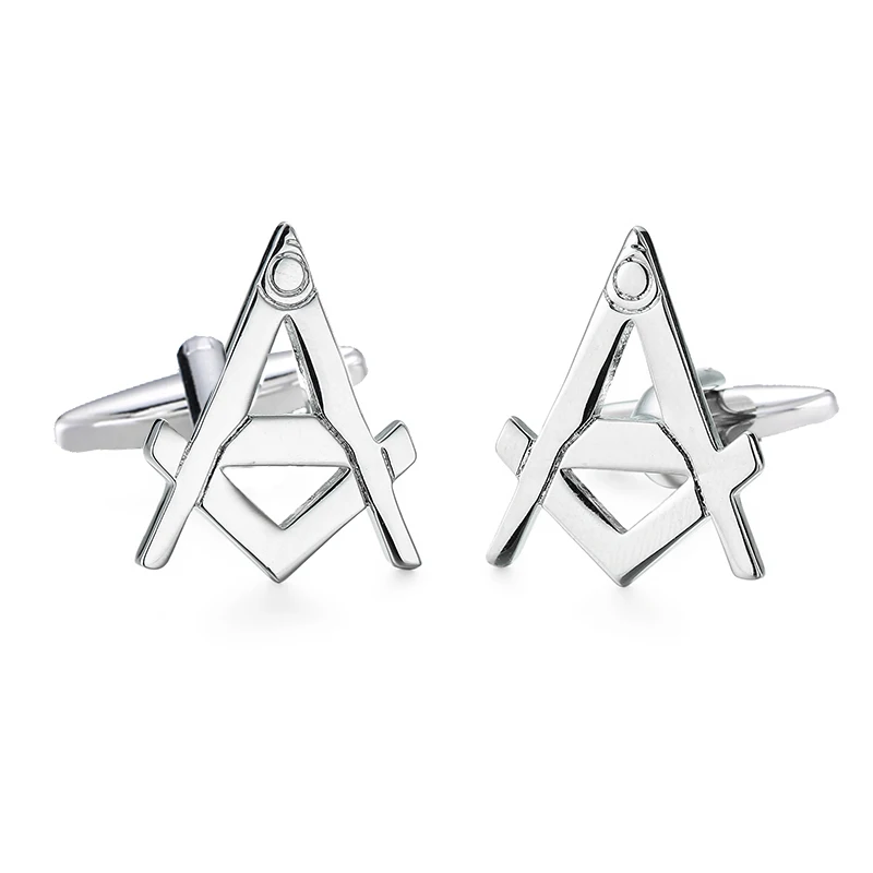 High quality Freemason cufflinks fashionable French shirt high-quality brass material design men's cufflinks