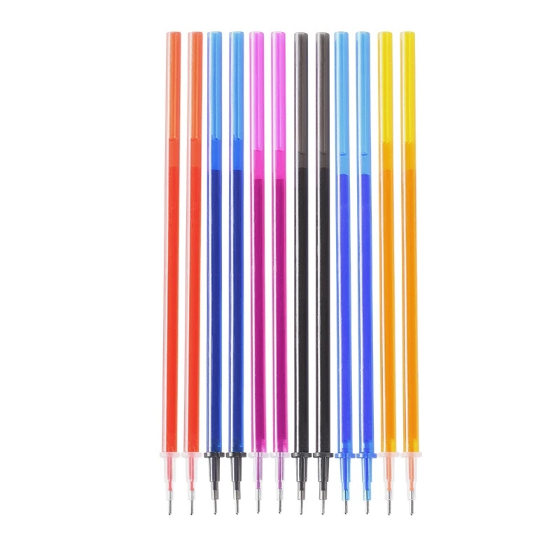 10/20pcs/batch Magic Erasable Gel Pen 0.5mm Color Ink Refill Refill Stick Washable Stationery Office School Supplies