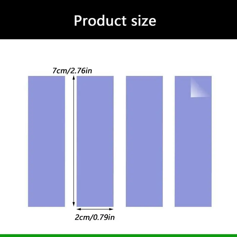 U55C Durability Silicone Thermal Conductive Pad for M.2 2280 NVMe SSDs Heat Sink Efficient Heat Transfer Cooling Systems