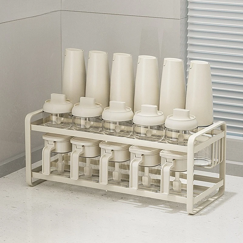 Seasoning combination set light luxury, kitchen seasoning storage salt, seasoning container