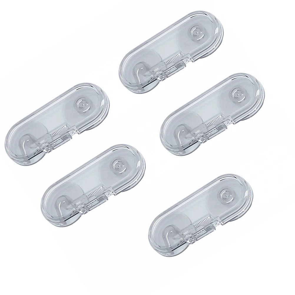 5 pces fechaduras de segurança da gaveta anti-pitada trava da porta do armário para o refrigerador do bebê fechaduras à prova de crianças com alta adesão nenhum dano