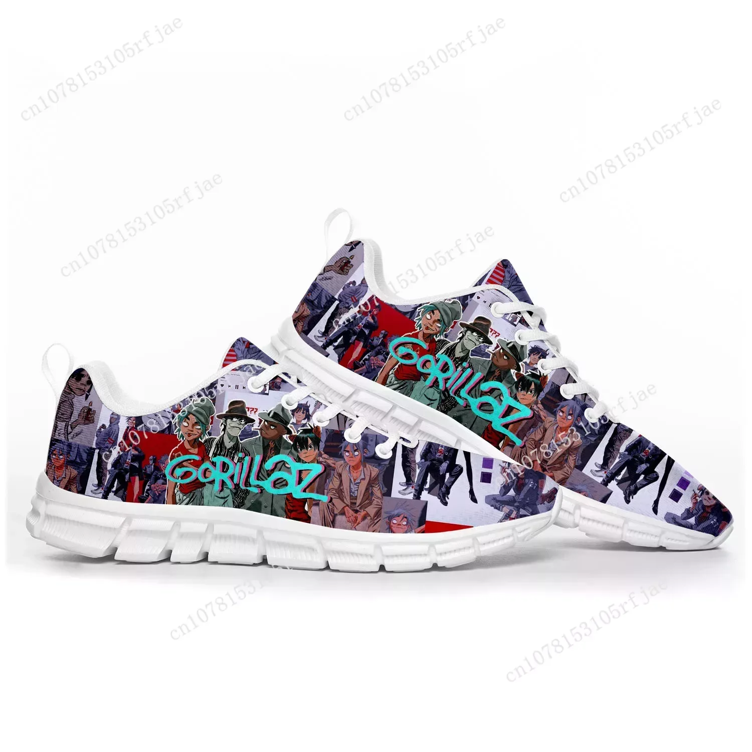 Gorillaz Band Sports Shoes Mens Womens Teenager Children Customized Sneakers Casual Tailor-Made Shoe High Quality Couple Shoes