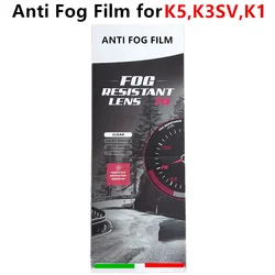 Film anti-buée pour casques AGV K5 K1 K5 PLUS, autocollant anti-buée, accessoires de casque de moto intégral, visière