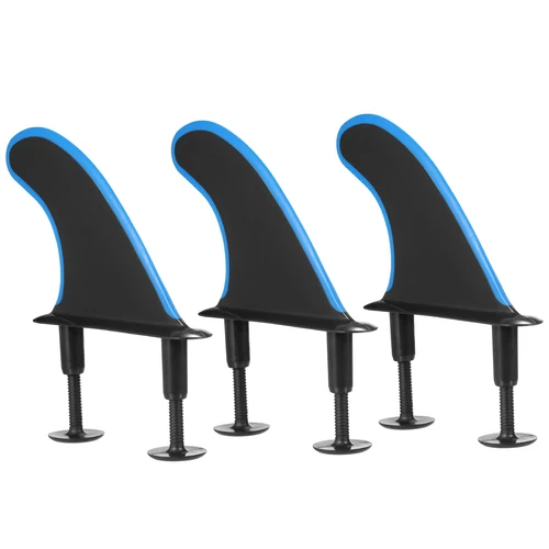 Imagen 1 del producto Aletas suaves para tabla de Surf, accesorios para tabla larga de Surf, 3 piezas, con tornillos, 4,5 pulgadas