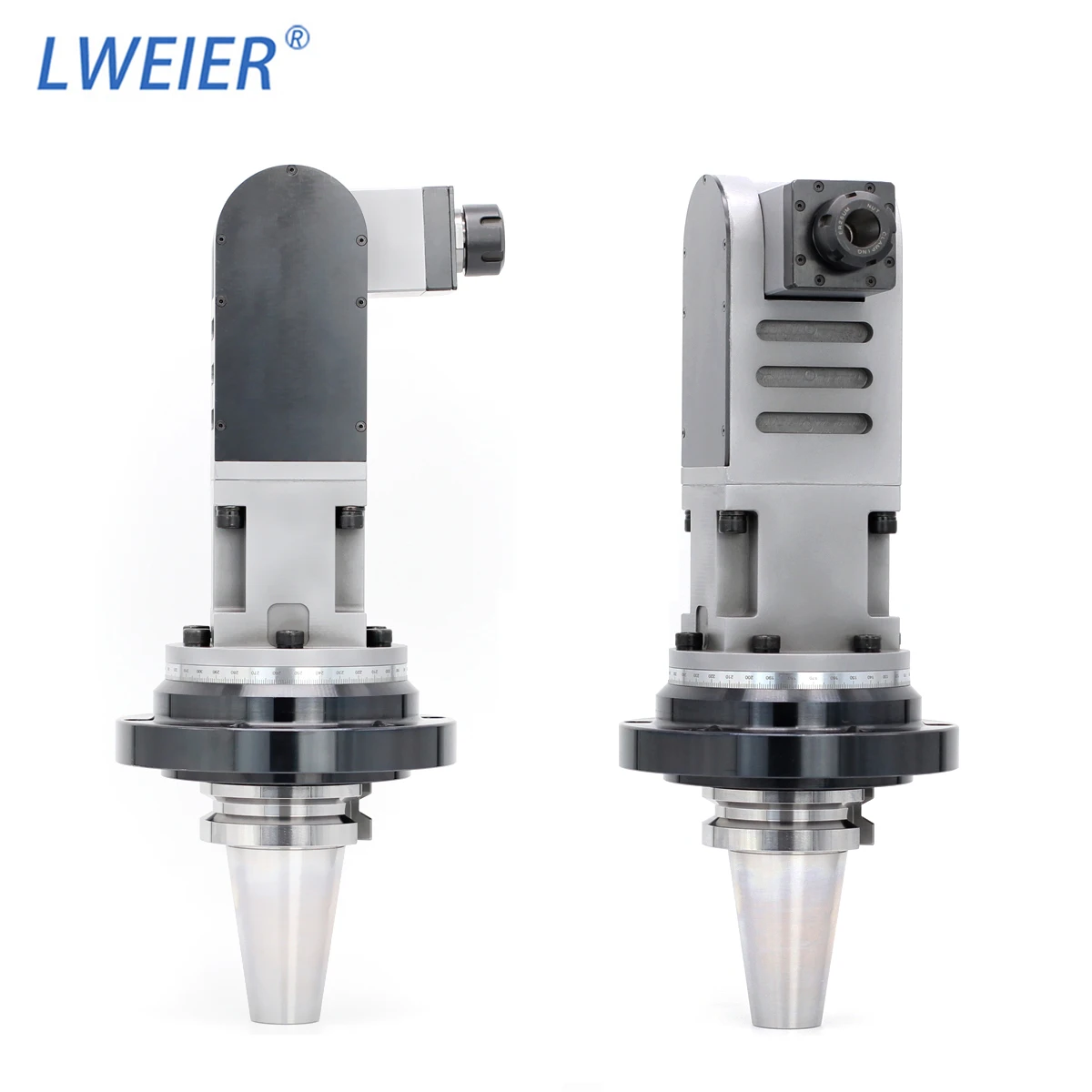 LWEIER BT40BT50 Universal Elongated Angle Head Lightweight Design High-speed High Rigidity Side Milling Head For Milling 1 Year