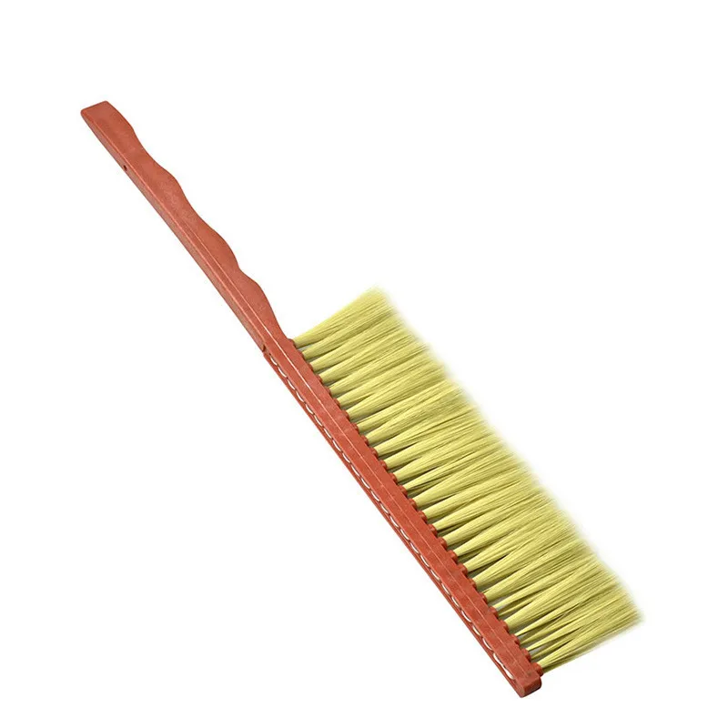 1pc Bee Brush Red Plastic Handle Horsehair Bee Brush Horsetail Bristles Bee Supplies Beekeeping Tools