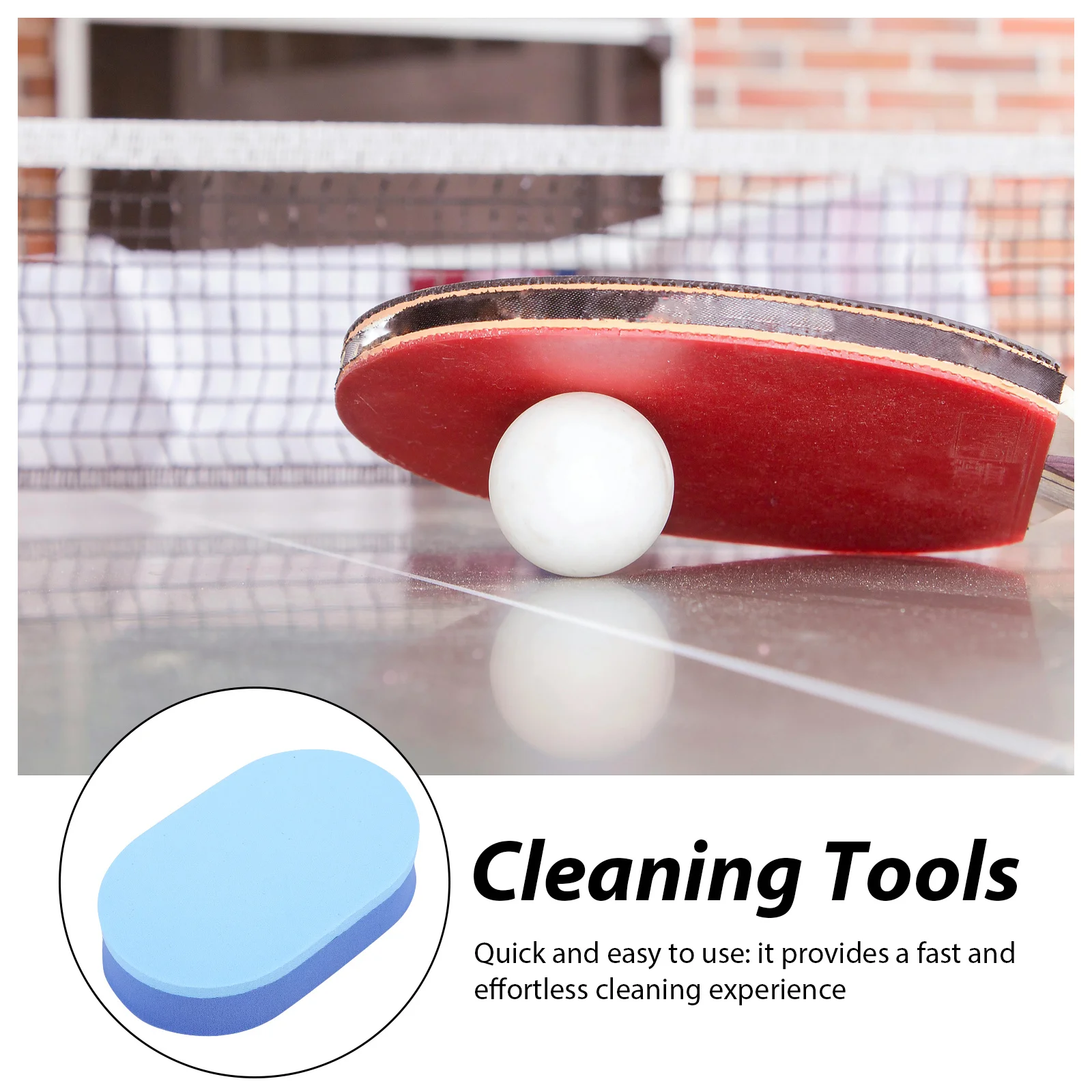 

Table Tennis Racket Cleaning Sponge Eraser Professional Paddle Cleaner Reusable Scrubbing