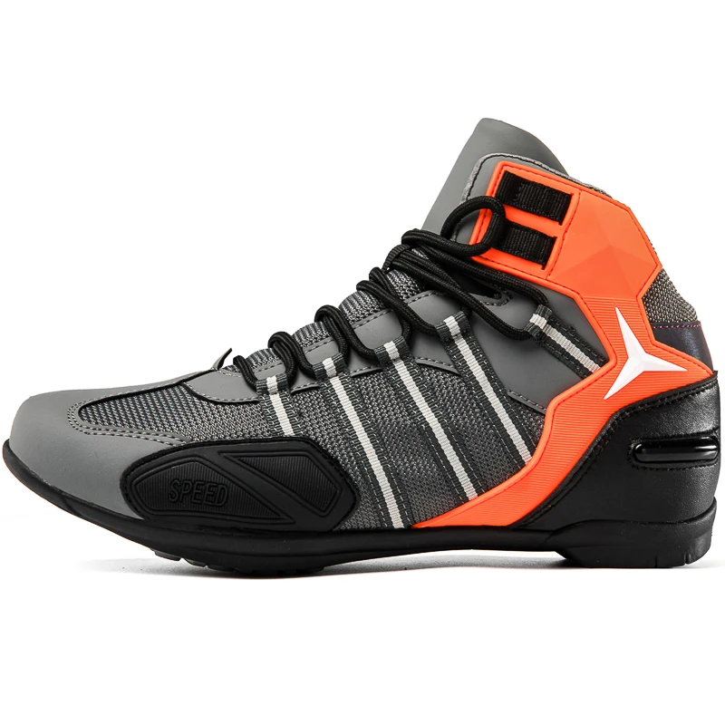 

Motorcycle protective boots men's short boots off-road equipment four seasons fashion anti-skid leisure commuting cycling shoes