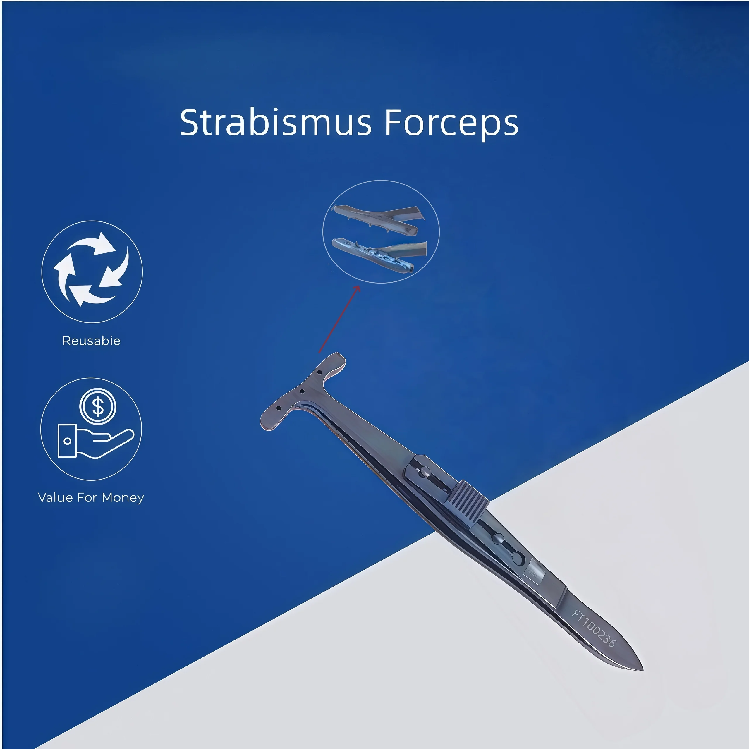 เครื่องมือจักษุวิทยา คีมจัดการตาเอียง