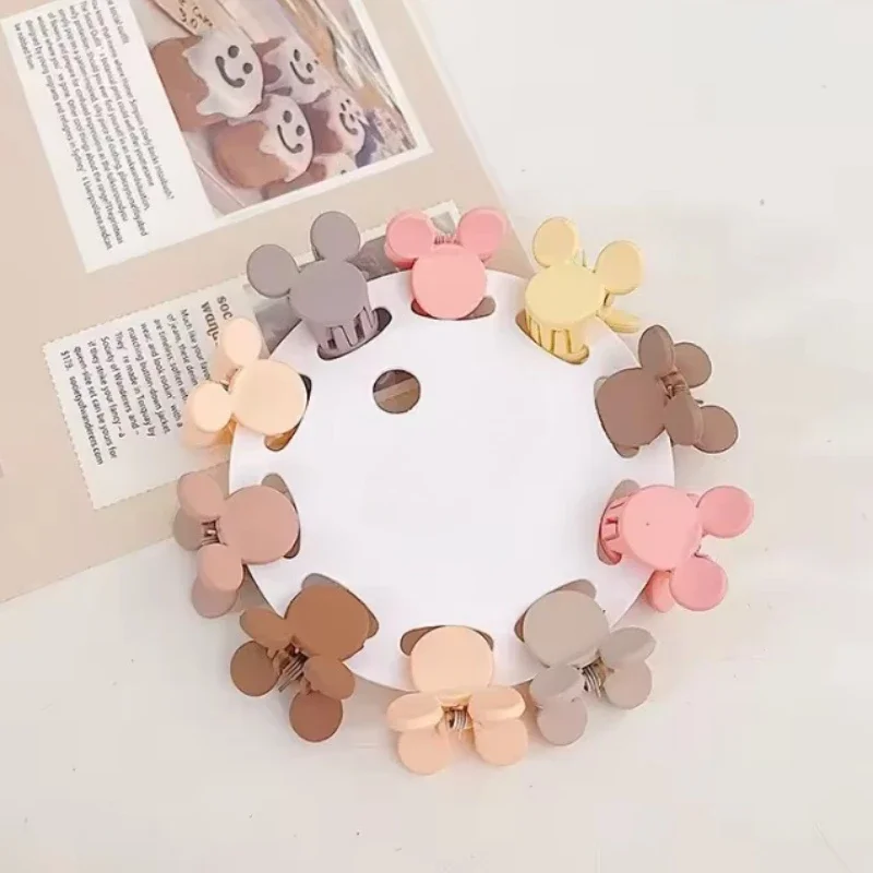 50pcs/box disney mickey Stage accessories mixed-color hair clips  perfect birthday gifts student prizes.Sweet Hair Accessories
