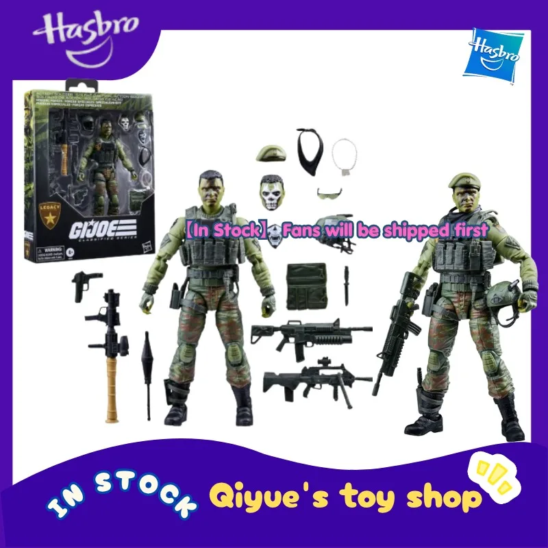 

[In Stock] Hasbro Special Forces GIJOE Action Soldier Skeleton Soldier 6-inch Movable Robot Doll Model Toy Collection Gift