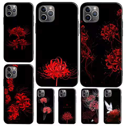 Lycoris Radiata Flower Funda For Samsung Galaxy S25 S24 S21 S22 S23 Ultra S9 S10 Plus S20 FE S25 FE Phone Case